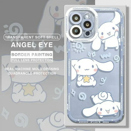 Clear Case For Samsung Galaxy S23 S22 S21 Ultra S20 FE S10 Note 10 Plus A50 A30 Coque Fundas Hello Kitty Cinnamoroll