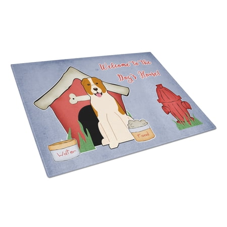 Caroline s Treasures Dog House Collection Central Asian Shepherd Dog Glass Cutting Board Large