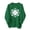 Green B, variant on Rutainlusire Womens Trendy Loose St. Patricks Day Printed Sweatshirts Shirts Women's Fashion Casual St. Patrick's Day Print Round-Neck Long Sleeve Pullover Sweatshirt Top