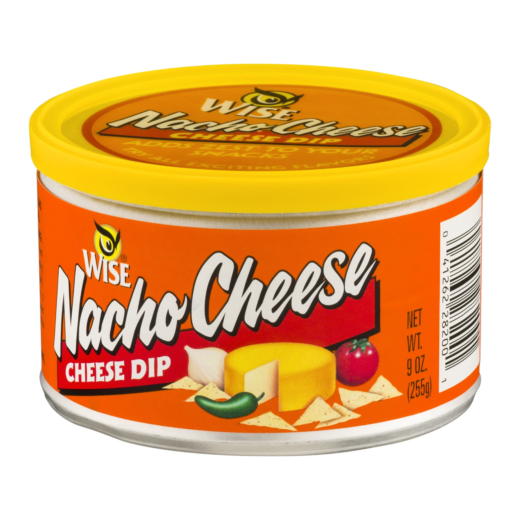 Wise Nacho Cheese Dip, 9 oz. Aluminum Can, Low Sodium, Shelf Stable