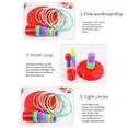 thumbnail image 4 of Vogacara Virola circular capas apiladas juego de lanzamiento de larga duración divertido interesante exquisito hogar escuela mano de obra fina Juguetes, 4 of 6