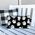 thumbnail image 4 of Halloween Pillow Cover 12x20 Repeating White Ghosts Spooky Pink Throw Pillow Case Autumn Thanksgiving Harvest Decorative Cushion Outdoor Cushion Case Sofa Couch Bed Decor Lumbar, 4 of 6