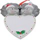 thumbnail image 2 of Adornos navideños de la familia Newstar, adornos colgantes, adornos navideños para árboles de Navidad, adornos navideños para parejas de erizos, 2 of 4