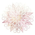 thumbnail image 3 of Kimberly, Allen 15x15 Black Modern Framed Museum Art Print Titled - Pink Mandala 3, 3 of 5