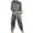 Grey, variant on Two Piece Sets for Women Dressy Smooth Satin Half Sleeve Satin Stretchy Comfortable Breathable Gathering Trendy Green Pants Suits Sizes L
