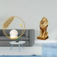 thumbnail image 2 of Escultura de bola de cristal, figura decorativa, soporte para escritorio, pasillo, chimenea, dormitorio, sala de estar, oficina, hogar, estantería, re, 2 of 8