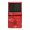 thumbnail image 2 of IPS Ready Upgraded eXtremeRate Clear Red Custom Replacement Housing Shell for Gameboy Advance SP GBA SP – Compatible with Both IPS & Standard LCD – Console & Screen NOT Included, 2 of 8
