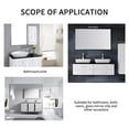 thumbnail image 1 of maskred 4 Pieces Mirror Holder Clip Bathroom Mirrors Fixing Clamp Accessory, 1 of 6