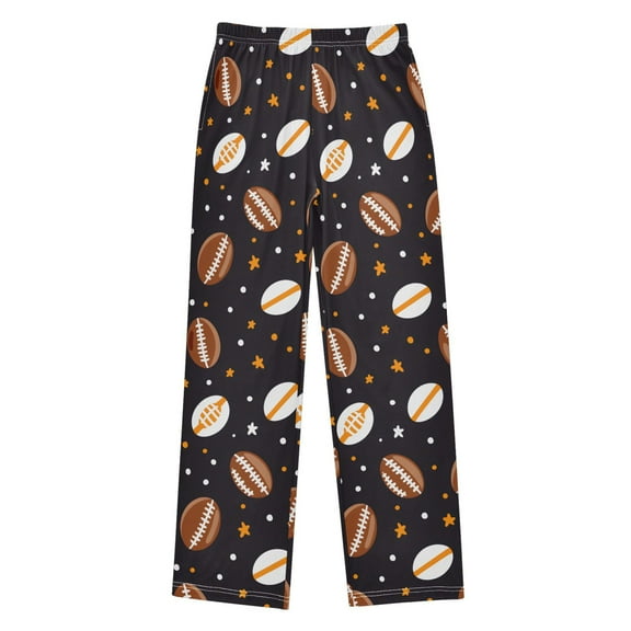 joogoo Football Rugby Stars Pajama Pants Pj Bottoms Sleepwear Lounge L