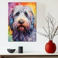 thumbnail image 3 of Komondor Dog Gift - Art Bedroom - Graffiti Dog Wall Art For Living Room Large Size Modern Home Wall Decor Abstract Canvas Wall Art Ready to Hang Size 11''x17'', 24''x36'', 3 of 4