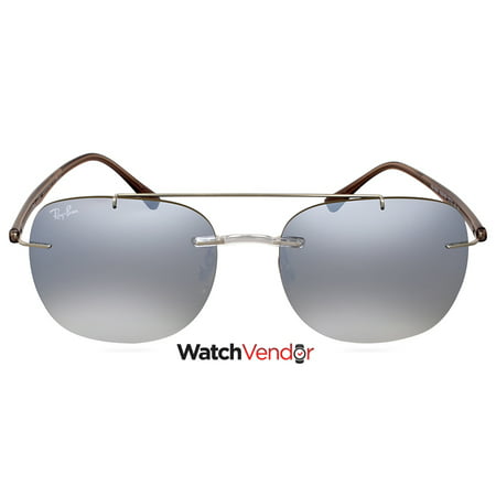 Ray Ban Brown and Silver Gradient Mirror Sunglasses | Walmart Canada