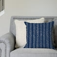 thumbnail image 6 of Blue Mudcloth Throw Pillow Covers 18x18 Inch Set of 2 Indigo Modern Boho Herringbone Chevron Outdoor Decorations Decorative Throw Pillows Cases Cushion Covers for Home Room Couch Decor, 6 of 6