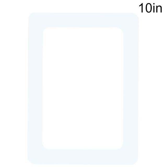 Adhesivo para marco de pared de fotos, marco de fotos de PVC de 2 capas, adhesivo extraíble para arte fotográfico para sala de estar, refrigerador, blanco, 10 " Yuarrent LF0072-17B