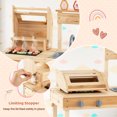 thumbnail image 6 of Gymax Wooden Barbecue Grill Playset w/ Play Food Grilling Tools & Accessories, 6 of 10