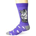thumbnail image 1 of Men's Crew Socks - K Bell - Wolf In Sheep's Clothing Purple (10-13), 1 of 1