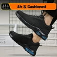 thumbnail image 4 of LAoutun Steel Toe Shoes for Men Indestructible Work Shoes Cushioned Safety Shoes Industrial Shoes, 4 of 6
