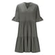 thumbnail image 5 of Vestido de Verano de Manga Corta para las Mujeres una Línea de Playa Casual, Bolsillos de Primavera Suelto Vestido de Poliéster, 5 of 9