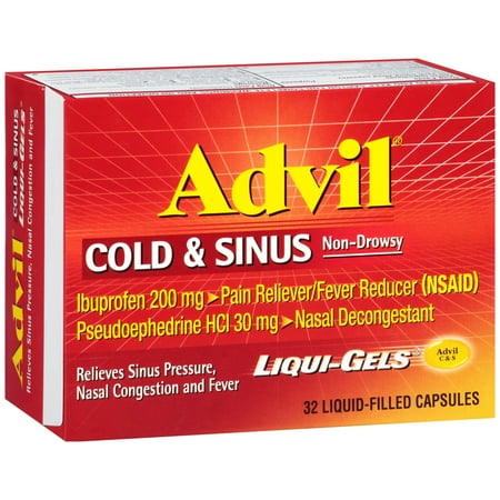 What do I need to tell my doctor BEFORE I take Advil Cold and Sinus Liqui-Gels? 9 results for