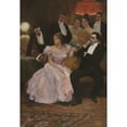 thumbnail image 2 of Alice Barber Stephens 11x14 Black Ornate Wood Framed Double Matted Museum Art Print Titled: A Formal Gathering, 2 of 5
