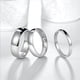 thumbnail image 2 of sweethay Anillos simples para parejas, adorno de joyería, regalos de compromiso de boda, decoración de dedos de plata de Color sólido, anillo para Ropa, zapatos y accesorios Miscelánea 2 mm sweethay AP014491-02, 2 of 6