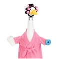 thumbnail image 2 of Porch Goose Decor Set, Funny Pink Bathrobe and Curler Hat Statue Accessory for Standard Goose, Novelty Outdoor Yard Decoration, Complete Set, 2 of 6