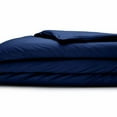thumbnail image 6 of Sleepgram Supima 400 Thread Count Cotton Duvet Cover, King, Poseidon Blue, 6 of 6