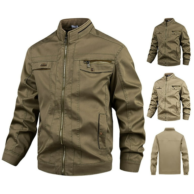ジャケット・アウター MHL MILITARY COTTON NYLON CANVAS Amazon.com: Pursky Hooded Military Jacket Men Men's Clothing