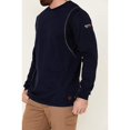 thumbnail image 3 of Ariat Men's Flame Resistant AC Crew LS Silver Fox Navy T-Shirt, 3 of 5