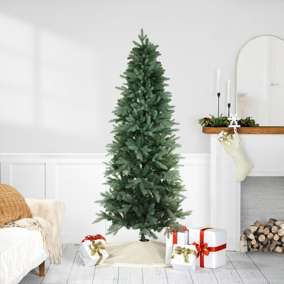 Northlight Real Touch™️Slim Washington Frasier Fir Artificial Christmas Tree - 6.5' - Unlit