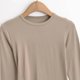thumbnail image 5 of HongQid Womens Long Sleeve Shirts Crewneck Tops Loose Fit Stretch Casual Basic Fall T-Shirts, 5 of 9