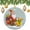 Pattern-1, variant on Ornament Christmas Duck Got Any Grapes Double-Sided Ceramics Ornaments Animals Themed Gifts Personalized Christmas Ornaments Ornament Xmas Present