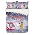 thumbnail image 2 of Highend Duvet Cover Set Happy Valentine's Day Bedding Suit Ring Puzzle Printed Home Bedclothes for Adult, 2 of 6