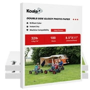 Koala Double Sided Glossy Photo Paper 8.5x11 Inches 120gsm 300 Sheets 32lb Glossy Printer Paper for Inkjet Printers, Brochure Paper