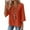 Brick Red, variant on Embroidered Tops for Women Boho Peasant Gauze Blouses Loose Basic Solid Tunic Tops Boho Beach Gauze Blouses Peasant Blouses Tunic Tops with Button Navy L