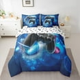 thumbnail image 2 of Castle Fairy Teens Adults Black Boys Game Gamepads Bedding Comforter Set 7-Piece,Kids Game Controller Video Game King Bedding Sets,Abstract Geometric Ultra Soft Bed Sheets,Microfiber Bedroom Decor, 2 of 8