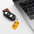 thumbnail image 7 of Uemuo 3D Sunflowers Pattern Rectangular Metal Keychain - Durable, Stylish, and Personalized Key Ring for Men and Women,Engraved Keychain,Gift Slim Sturdy Keychain, 7 of 7