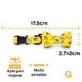 thumbnail image 3 of Collar para Perro Jack Pet con Moño Emoji Amarillo Grande, 3 of 3