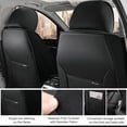 thumbnail image 2 of Leather Seat Covers Fit for Toyota 96% Models,Premium Car Seat Covers Full Set,Waterproof Car Seat Cushions with Airbag(Luxury-Black&Red）, 2 of 6