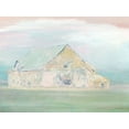 thumbnail image 2 of Stellar Design Studio 14x12 Black Ornate Wood Framed with Double Matting Museum Art Print Titled - Pastel Barn, 2 of 4