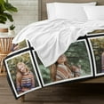 thumbnail image 4 of Custom Blanket with Text Photo Collage Customized Blankets with Pictures, Personalized Throw Blanket for Father, Mom, Kids, Dogs, Friends Couple or Lover as Christmas Birthday Gift, 4 of 6