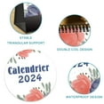 thumbnail image 3 of Calendario plegable de escritorio de 2024, en francés, de enero de 2024 a diciembre de 2024, 6,9" x 6,3", calendario de escritorio de 12 meses, 3 of 6