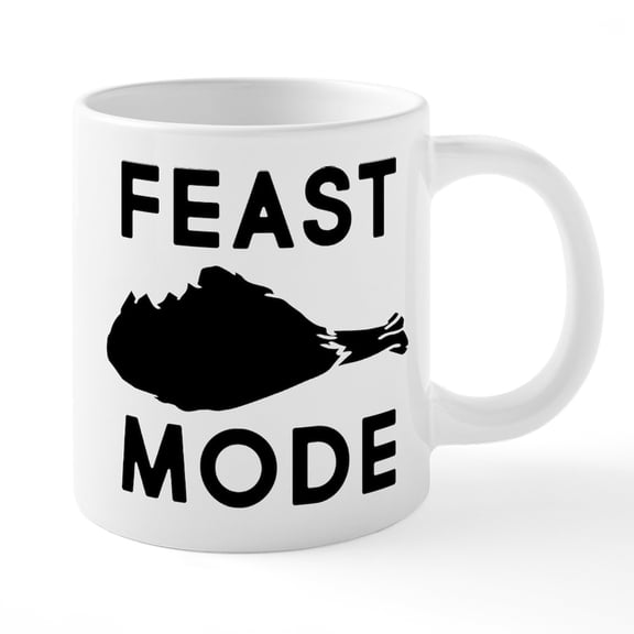CafePress - Feast Mode - 20 Oz White Ceramic Mega Mug