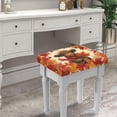 thumbnail image 2 of Xoenoiee Cow Maple Leaf Print Bar Stool Covers Slipcover Rectangle Non Slip Vanity Stool Cover Soft Counter Stool Bar Chair Covers Saddle Bar Stool Slipcover Autumn Decor, 2 Pack, 2 of 6