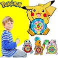 thumbnail image 2 of Tablero de dardos de Pokémon para niños, juguete educativo interactivo de dibujos animados de Pikachu Squirtle, bola pegajosa, juego deportivo familiar, regalo de cumpleaños, 2 of 4