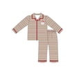 thumbnail image 1 of Conjunto de pijamas de Navidad para niños, conjunto de pijamas estilo jersey para niños pequeños, pijamas de manga larga, pantalones de pijama, 1 of 2