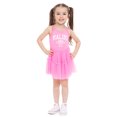 thumbnail image 4 of Barbie Toddler Girl Sleeveless Graphic Tulle Skirted Romper, Sizes 12 Months-5T, 4 of 12