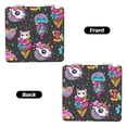 thumbnail image 2 of Goofa Cat Icecream Pattern Pocket Mirror, Portable Makeup Mirror,Travel Makeup Mirror,Dual-Sided Compact Mirror,Gift Makeup Mirror-Square, 2 of 9