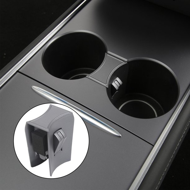 Portavasos para coche, estabilizador de ranura, limitador de Clip de límite de deslizamiento, revestimiento para consola central, portavasos para Soledad Limitador de soporte interior