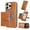 Brown, variant on Allytechgroup 2 In 1 Wallet Case for Apple iPhone 12 Pro / 12 6.1", Detachable Cards Holder Cash Pocket Mangetic Cover [Compatible with Magsafe] Retro PU Leather Phone Case for Women Men, Brown