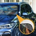 thumbnail image 3 of Yayeee Car Windshield Sun Shade Universal Fit Front Visor Protector, Starry Pizza, 3 of 8